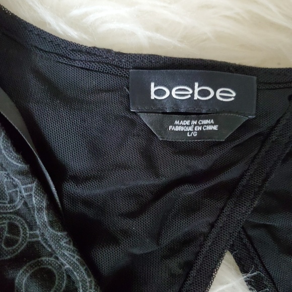 Bebe women's short sleeves pre-owned - Picture 3 of 4